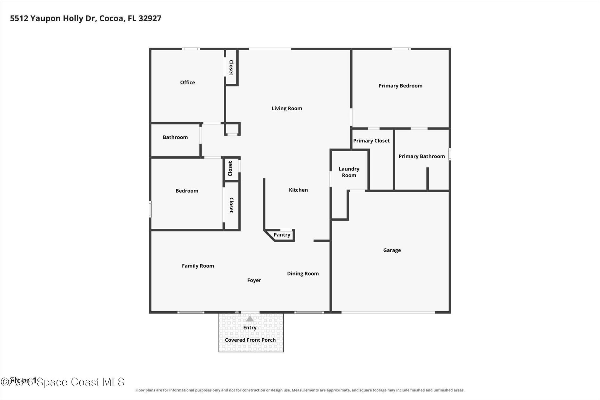 5512 Yaupon Holly Drive , Cocoa, FL 32927 Photo