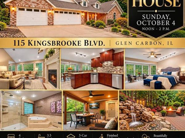 115 Kingsbrooke Boulevard , Glen Carbon, IL 62034
