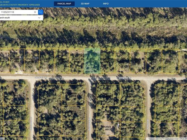 Lot 10 LANGLAIS DRIVE , NORTH PORT, FL 34288