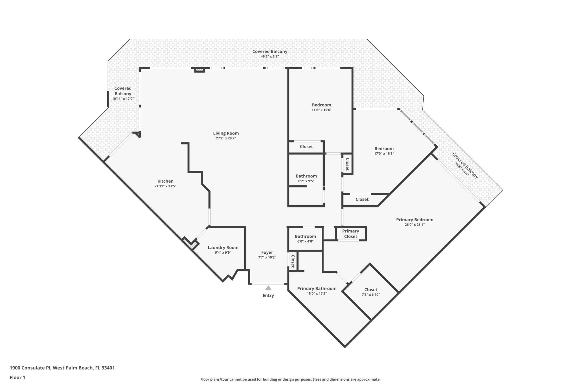 1900 Consulate Place, Unit 604, West Palm Beach, FL 33401 Photo