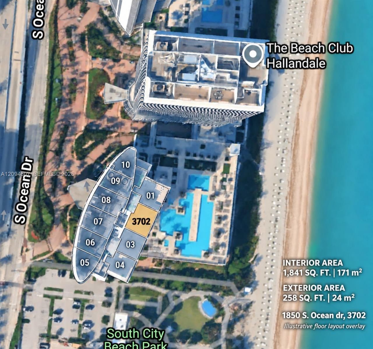 1850 S Ocean Dr , Unit 3702, Hallandale Beach, FL 33009 Photo