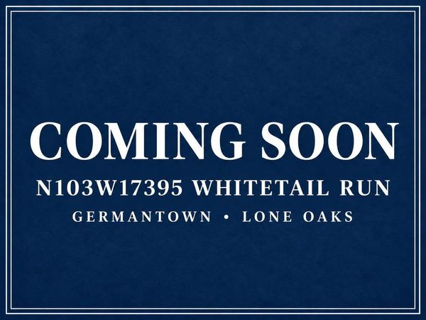 N103W17395 Whitetail RUN, Germantown, WI 53022