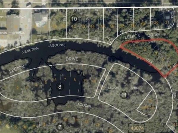 LEGION DRIVE , TARPON SPRINGS, FL 34689