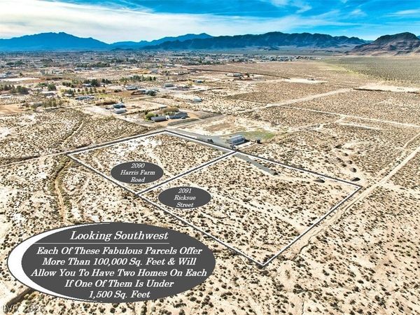 2090 Harris Farm Rd. & 2091 Ricksue St. , Pahrump, NV 89060