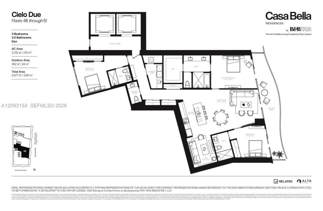 1400 Biscayne Boulevard , Unit PH-5302, Miami, FL 33132 Photo