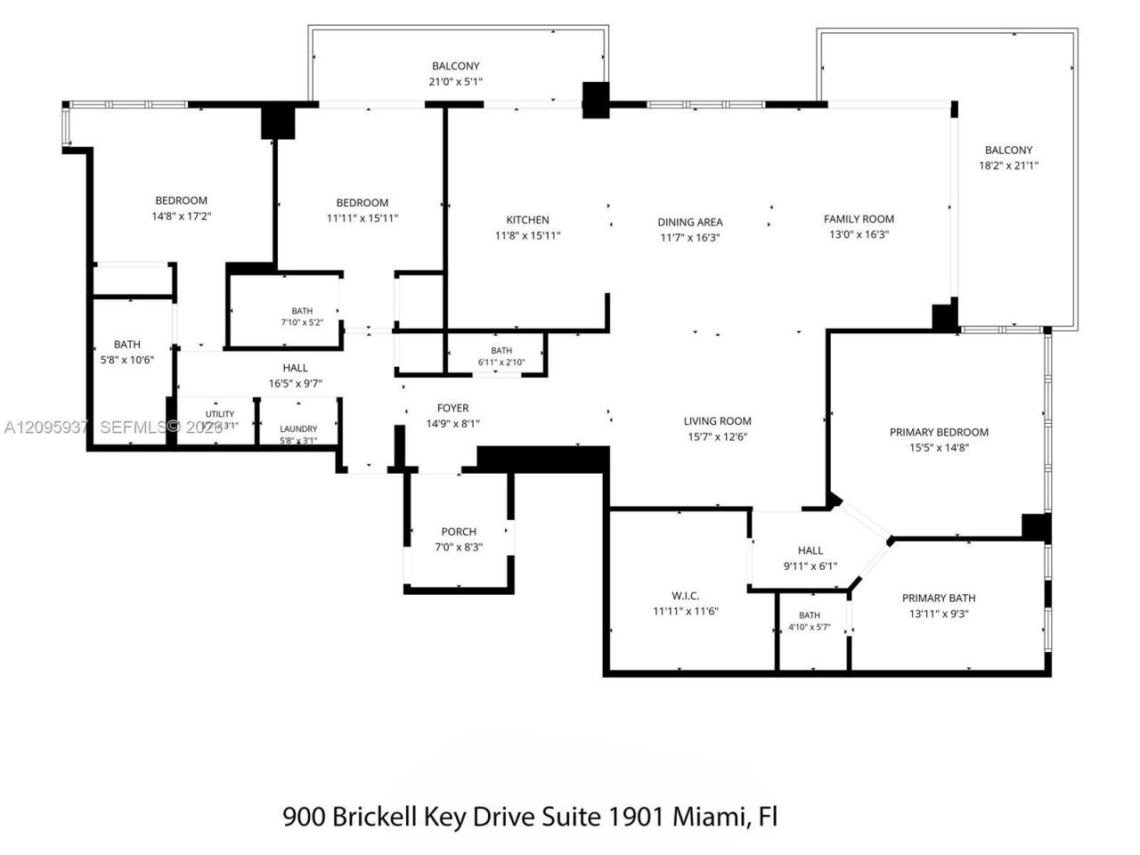 900 Brickell Key Blvd, Unit 1901, Miami, FL 33131 Photo