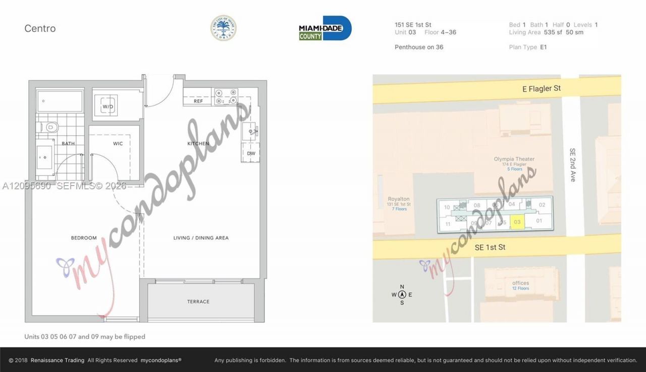 151 SE 1st St , Unit 3103, Miami, FL 33131 Photo