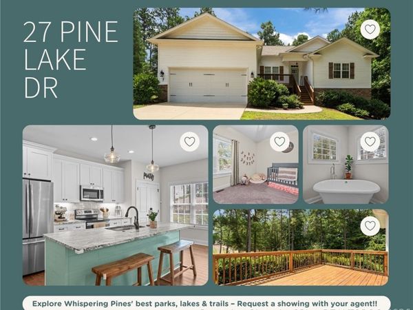 27 Pine Lake Drive, Whispering Pines, NC 28327