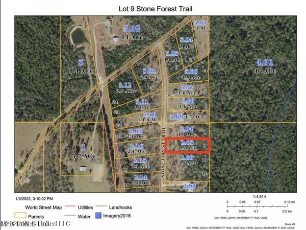 Lot 9 Stone Forrest Trail, McHenry, MS 39561
