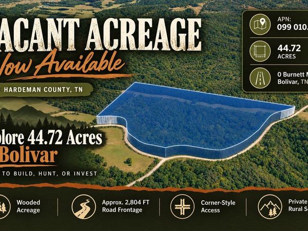 0 Burnett Mills Road , Bolivar, TN 38008
