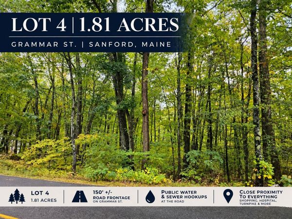 Lot 4 Grammar Street , Sanford, ME 04073