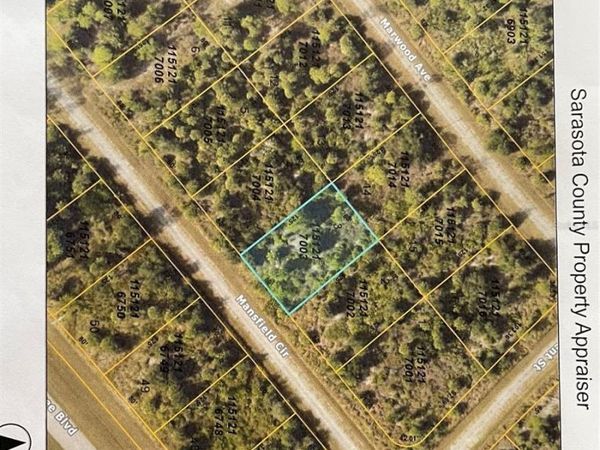 LOT 3 MANSFIELD CIRCLE , NORTH PORT, FL 34288