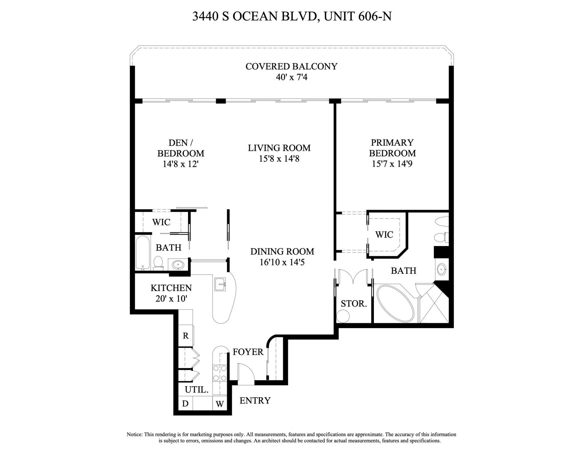 3440 S Ocean Boulevard, Unit 606N, Palm Beach, FL 33480 Photo