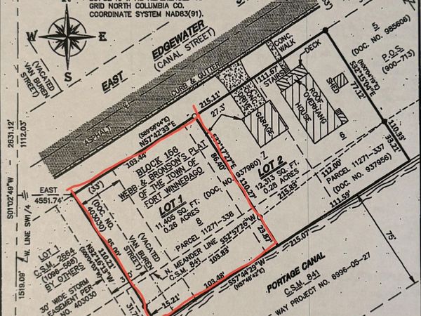 Lot 1 E Edgewater Street, Portage, WI 53901