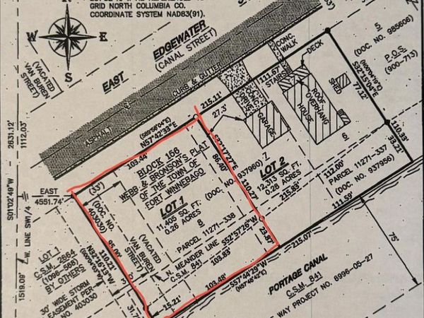 Lot 1 E Edgewater Street, Portage, WI 53901