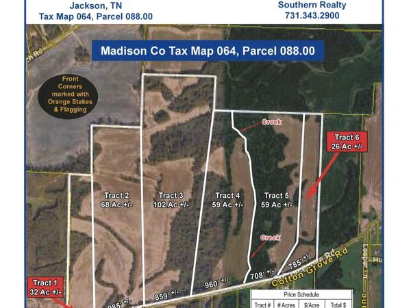 Tract 2 Cotton Grove Road , Jackson, TN 38305