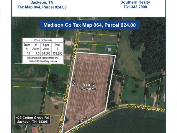459 Cotton Grove Rd (Tract 12) , Jackson, TN 38305