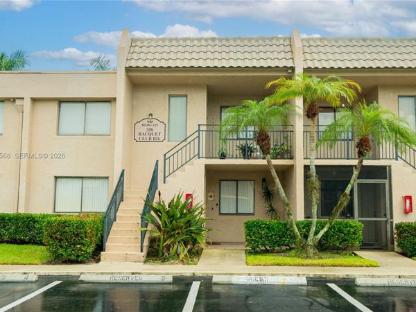 350 Racquet Club Rd , Unit 102, Weston, FL 33326