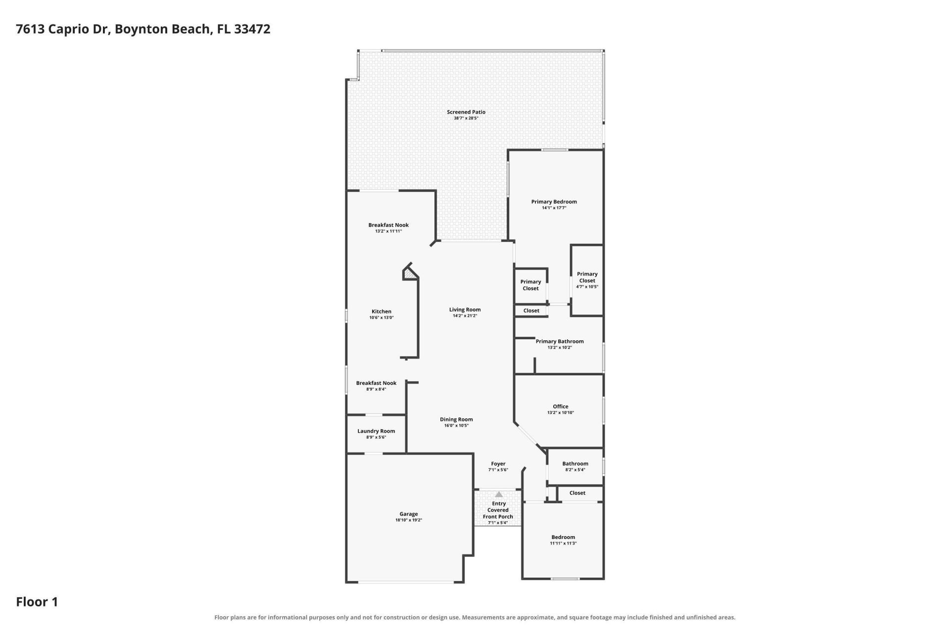 7613 Caprio Drive, Boynton Beach, FL 33472 Photo