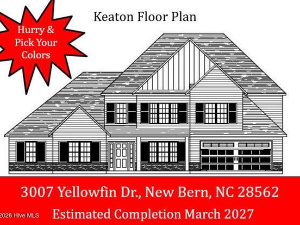 3007 Yellowfin Drive , New Bern, NC 28562