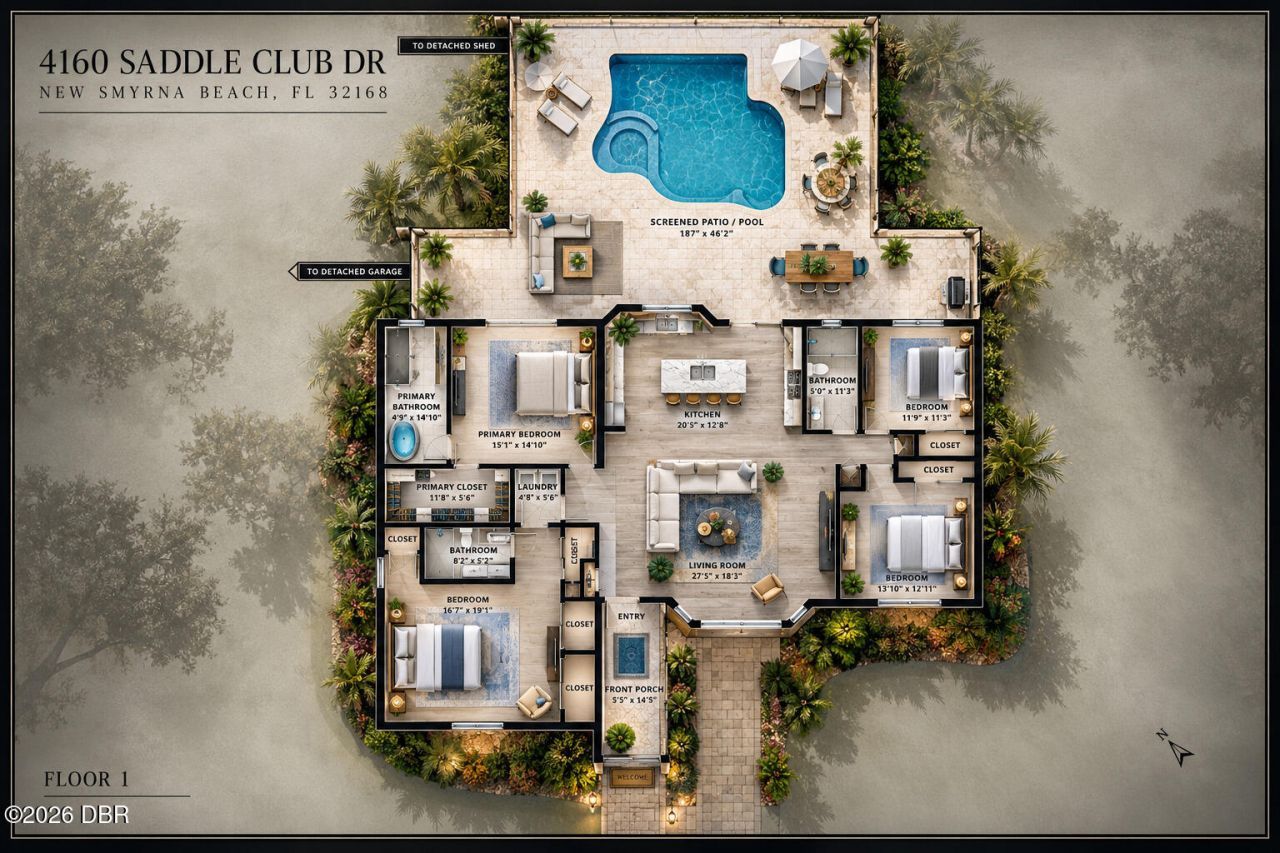 4160 Saddle Club Drive, New Smyrna Beach, FL 32168 Photo