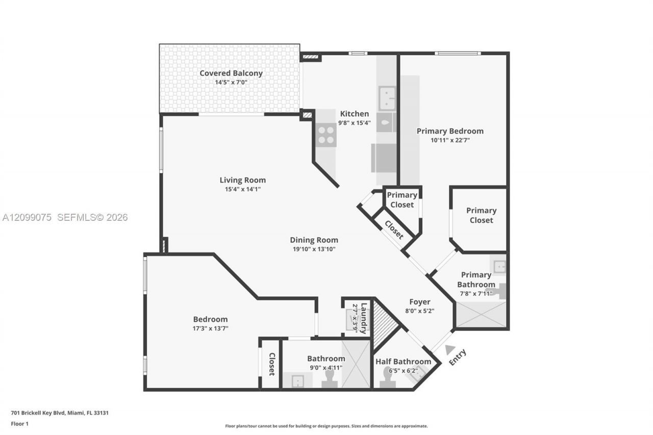 701 Brickell Key Blvd , Unit 1004, Miami, FL 33131 Photo