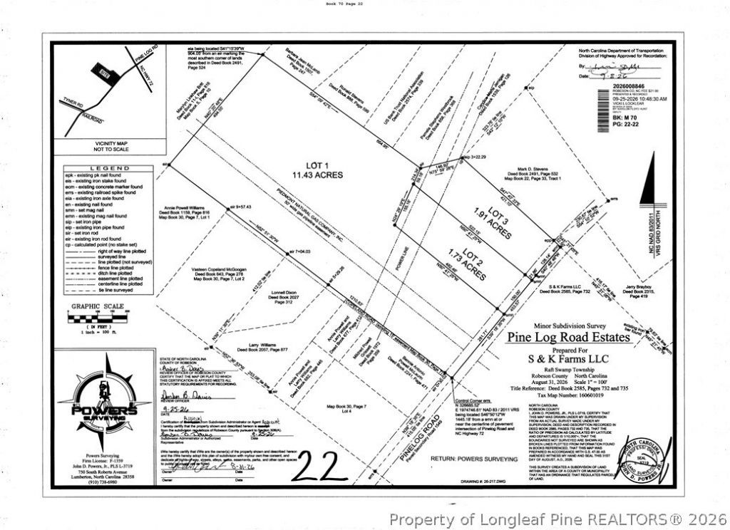 Lot 2 Pine Log Road, Lumberton, NC 28360 Main Photo