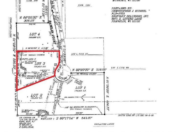 Lt3 BASELER COURT, Muskego, WI 53150