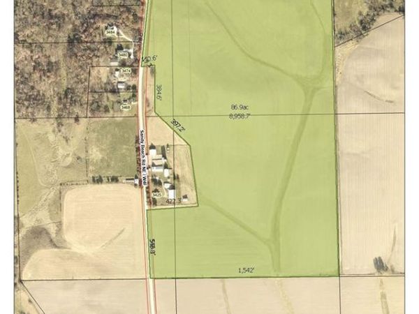 87 Acres m/l Sandy Beach Road NE, Solon, IA 52333
