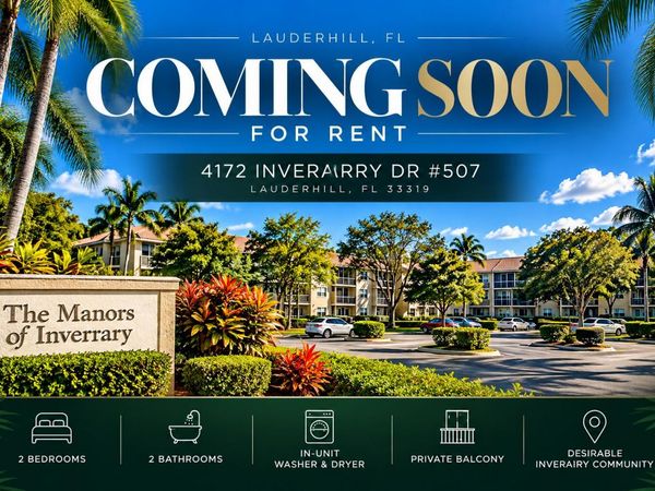 4172 INVERRARY Drive, Unit 507, Lauderhill, FL 33319
