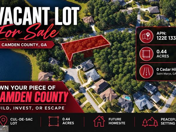 0 Cedar Hill Drive, Saint Marys, GA 31558