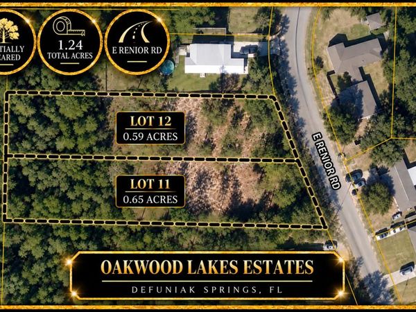 Lot 11&12 E Renoir Road, DeFuniak Springs, FL 32433