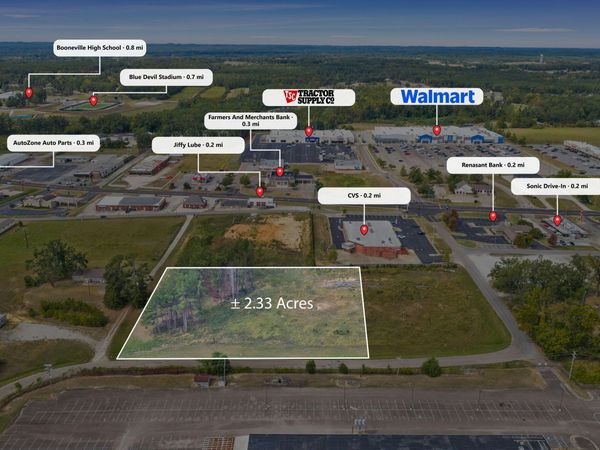 (2.33 acres) 0 American Ave., Booneville, MS 38829