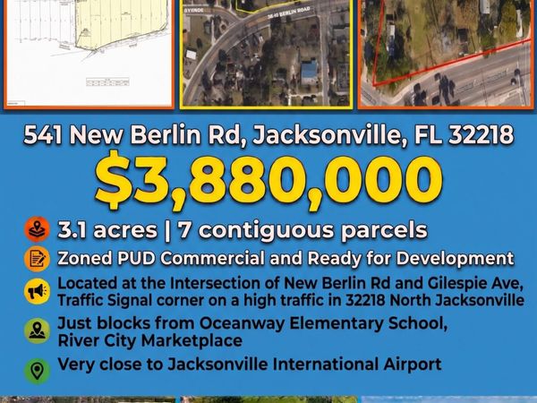 541 NEW BERLIN Road, Jacksonville, FL 32218