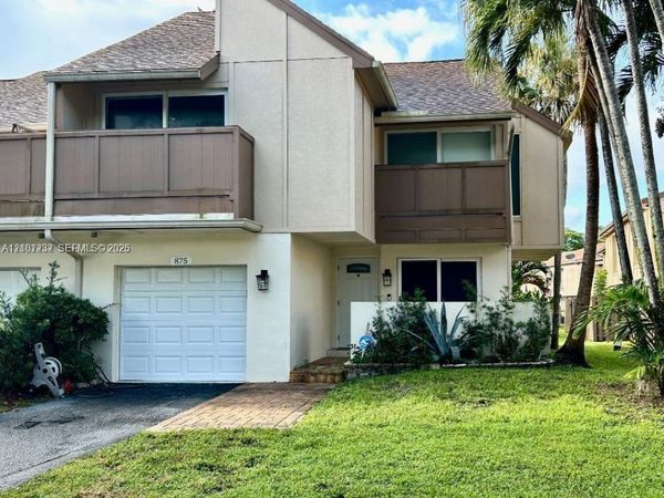875 NW 80th Ter , Unit 1, Plantation, FL 33324
