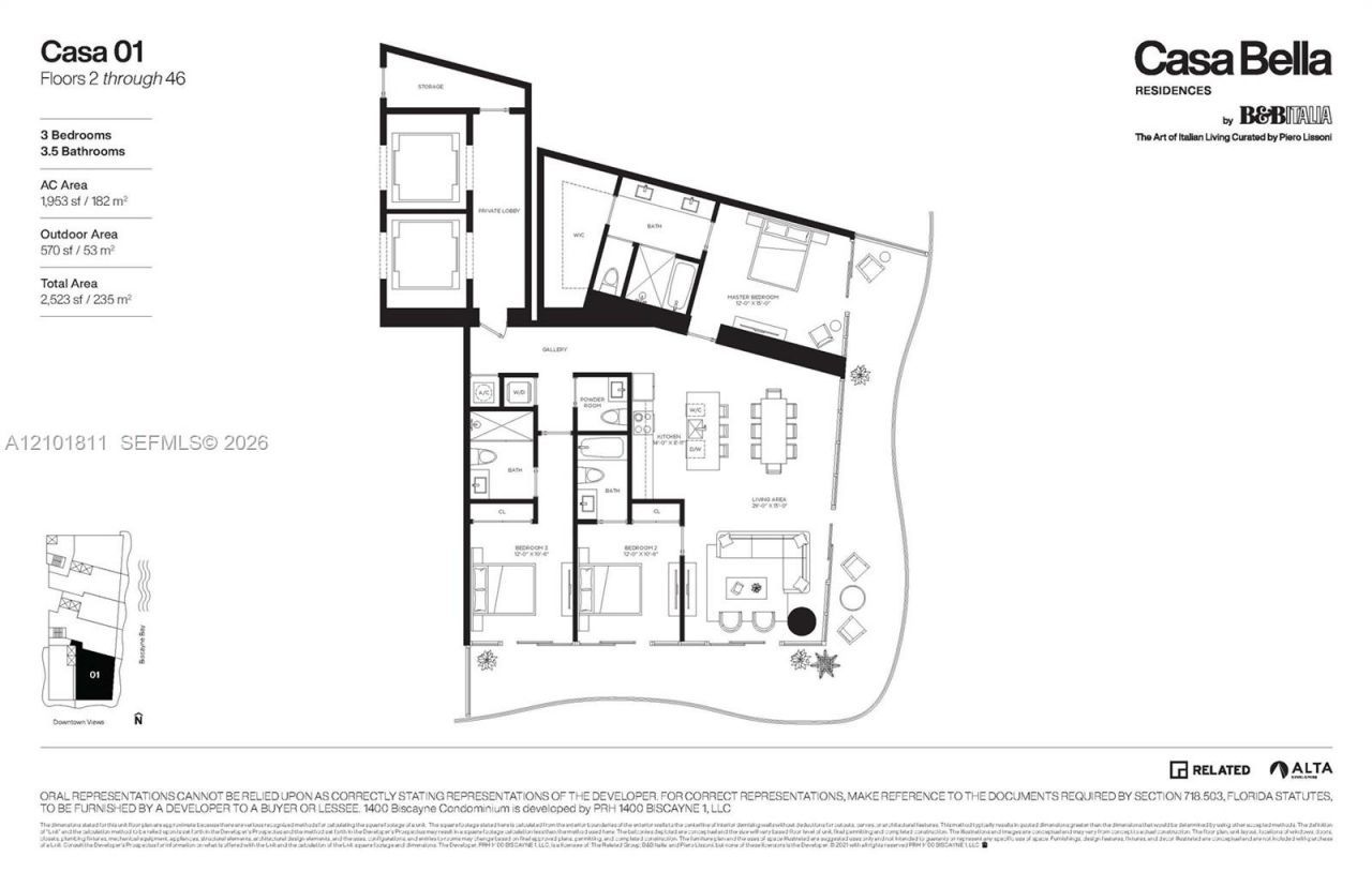 1400 Biscayne Blvd , Unit 3601, Miami, FL 33132 Photo
