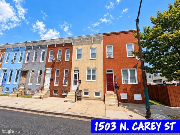 1503 N CAREY STREET, BALTIMORE, MD 21217