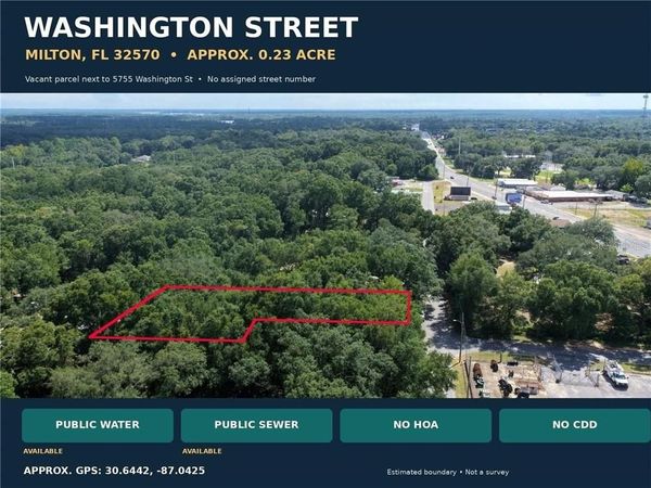 0 WASHINGTON STREET , Milton, FL 32570
