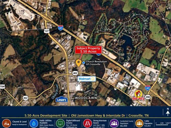 0 Old Jamestown HWY , Crossville, TN 38555