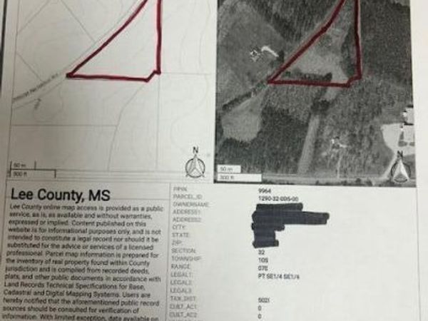 Road 1205, Plantersville, MS 38862