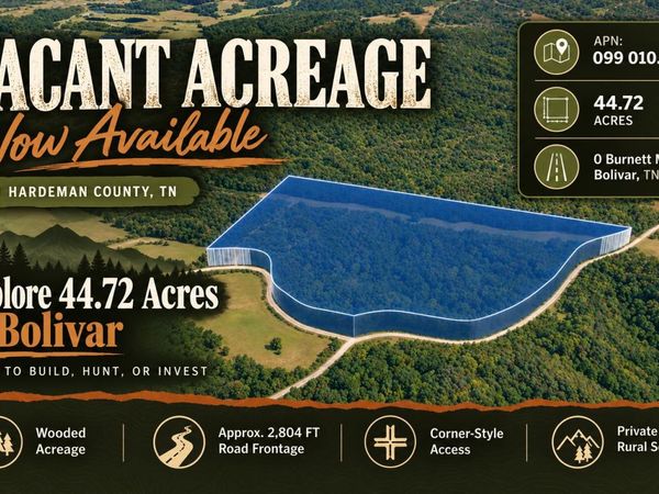 0 Burnett Mills Road, Bolivar, TN 38008