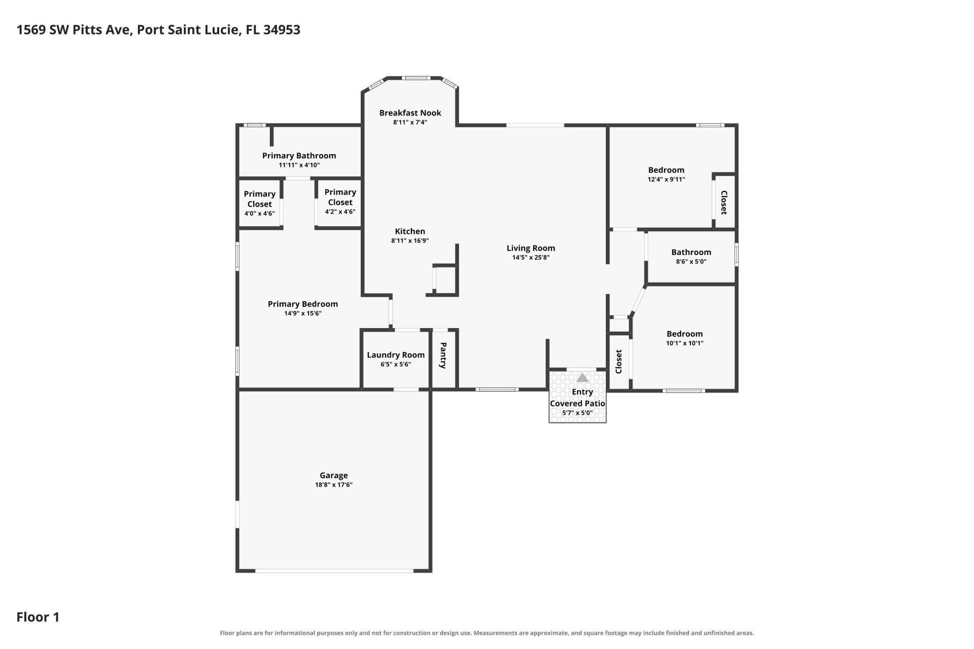 1569 SW Pitts Avenue, Port Saint Lucie, FL 34953 Photo
