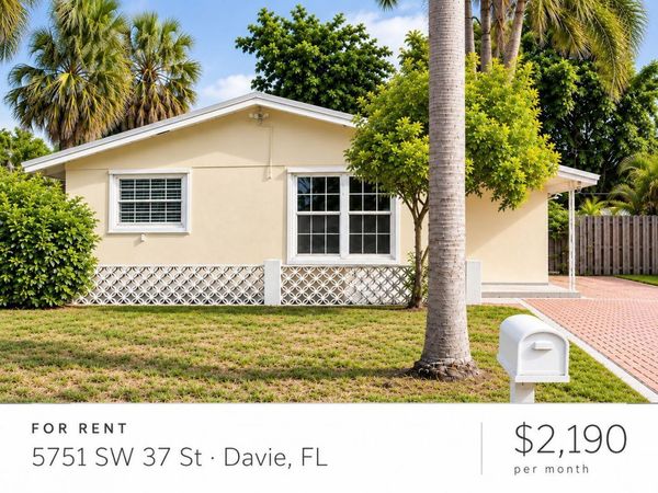 5751 SW 37TH Street, Davie, FL 33314