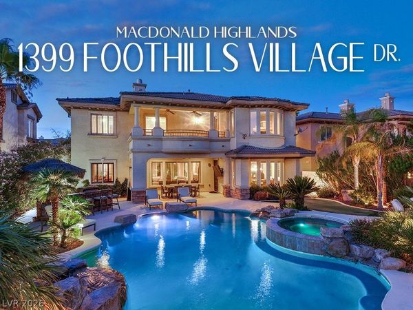 1399 Foothills Village Drive , Henderson, NV 89012