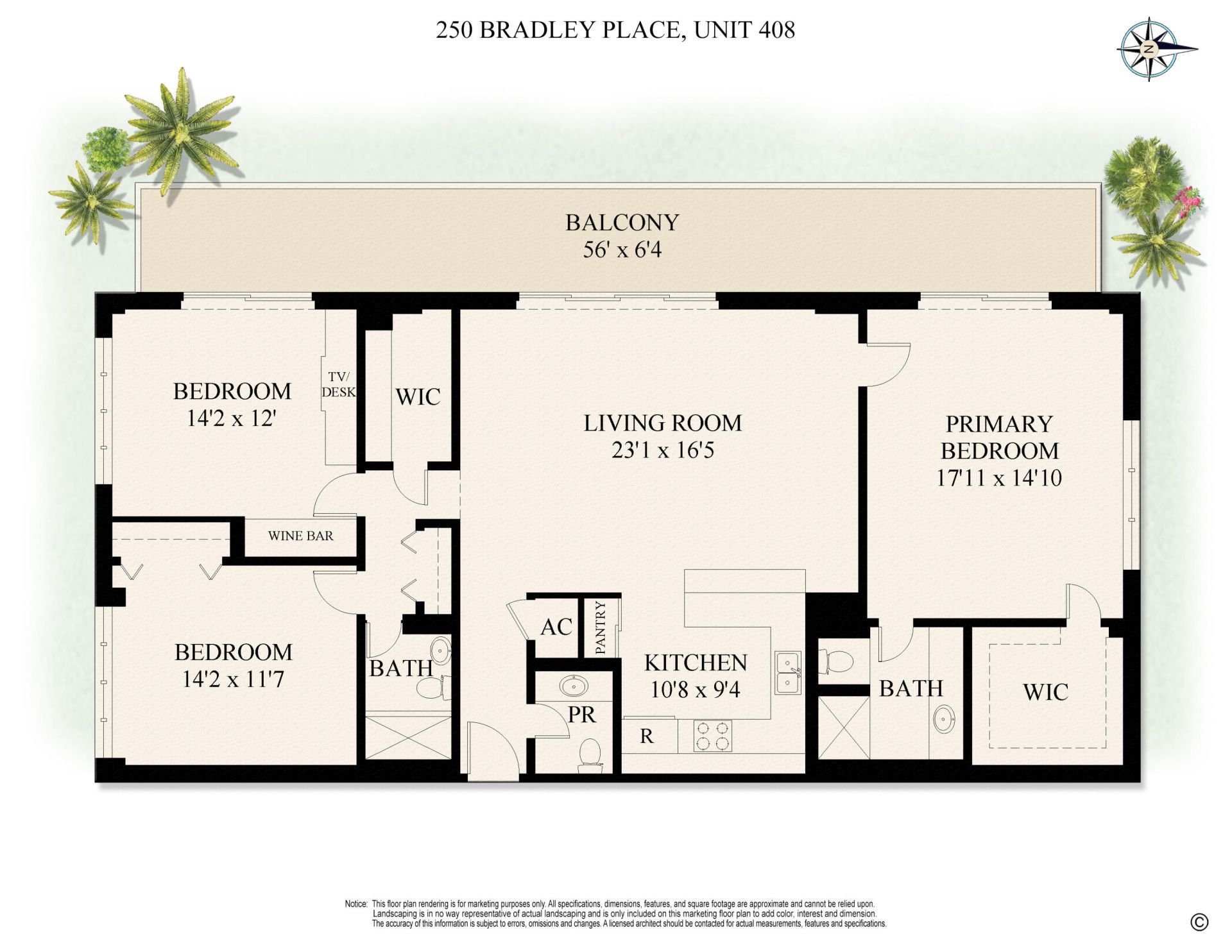 250 Bradley Place, Unit 408, Palm Beach, FL 33480 Photo
