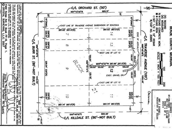 Traverse Avenue, Benzonia, MI 49616