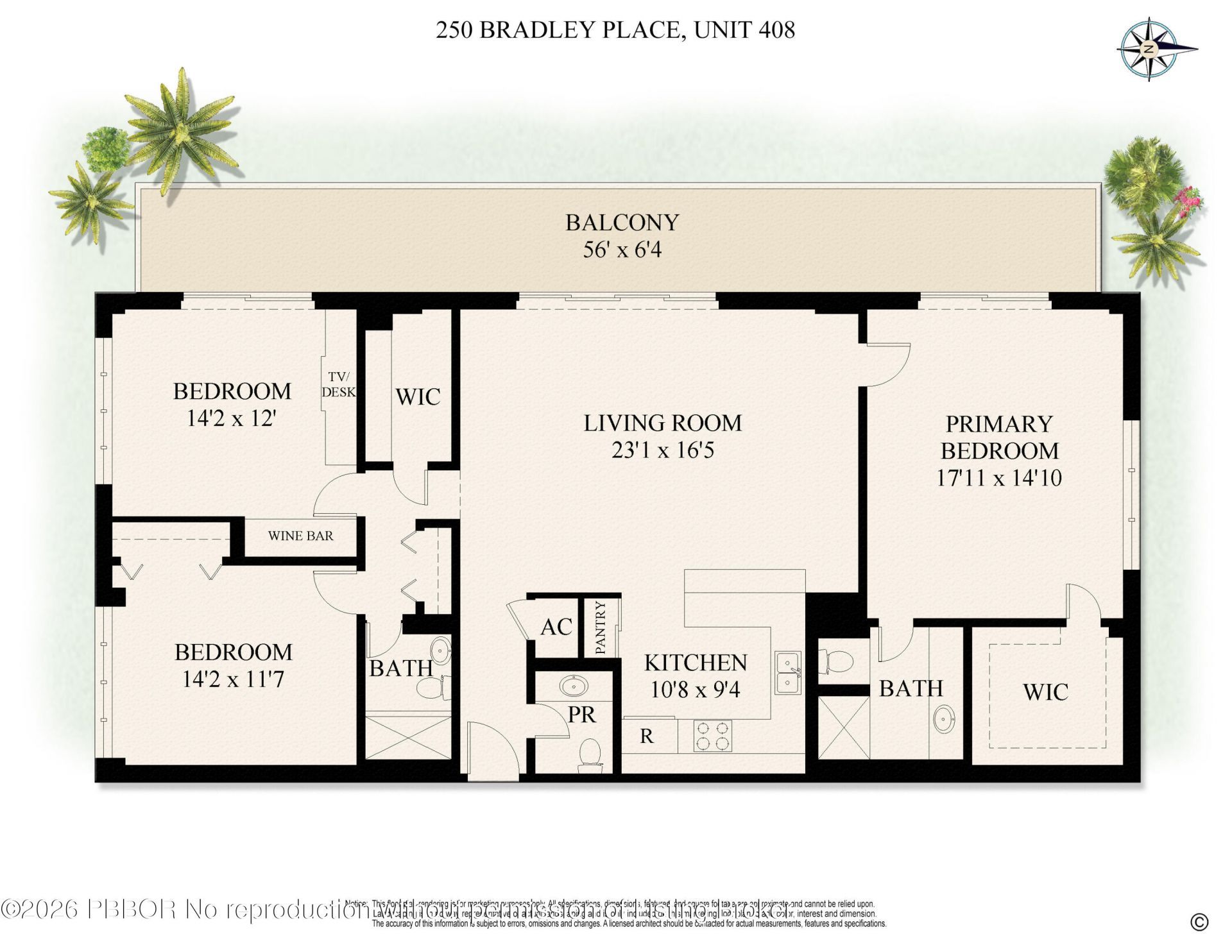 250 Bradley Place, Unit 408, Palm Beach, FL 33480 Photo