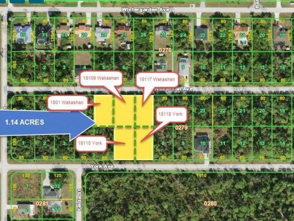 18101 WAKASHAN AVENUE , PORT CHARLOTTE, FL 33948