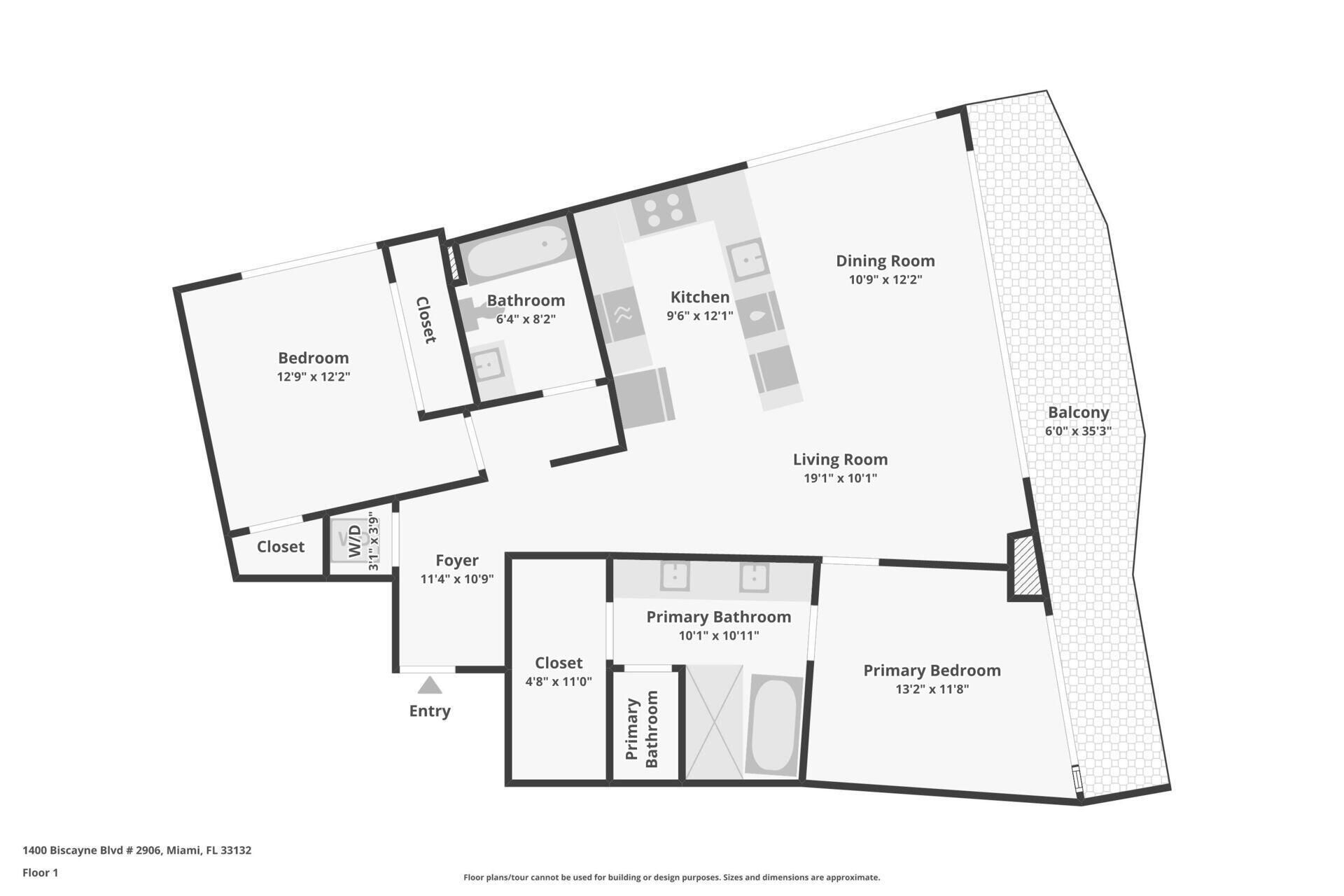 1400 Biscayne Blvd , Unit 2906, Miami, FL 33132 Photo