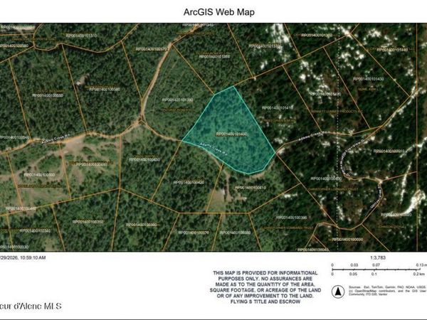 400 Adams Creek RD , Fernwood, ID 83830